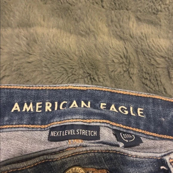 American Eagle Outfitters Medium Blue Flare Jeans - Picture 6 of 7